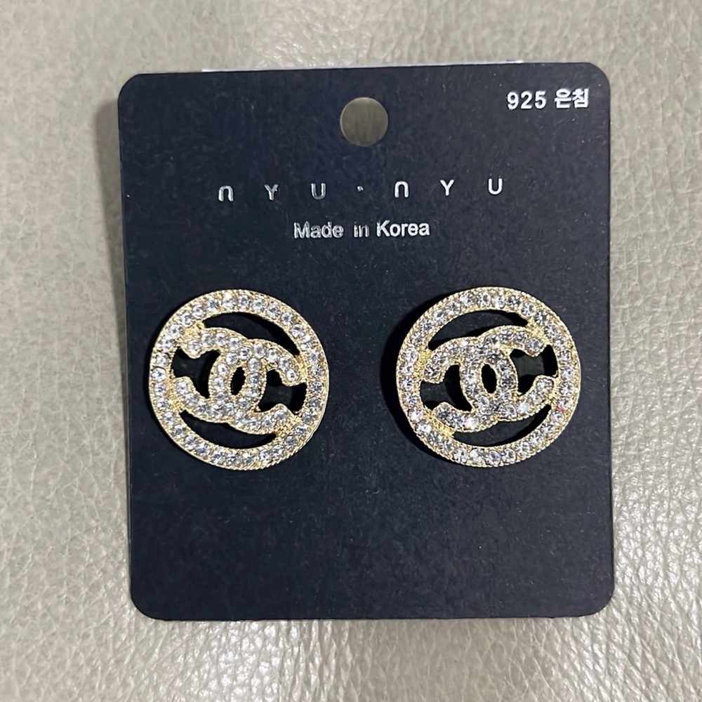 925 silver post fashion earrings
